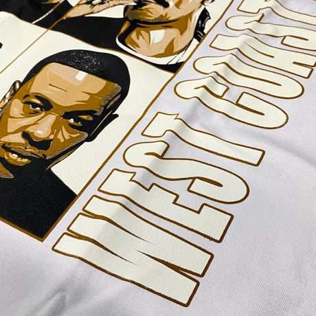 LA発 WEST COAST LEGENDS 西海岸 アンダーグラウンド グラフィック ヘビーウェイト Tシャツ (GTS26)