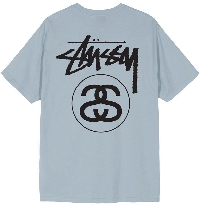 【人気Lサイズ】STUSSY ビッグSSリンクロゴ スウェット パーカー 黒