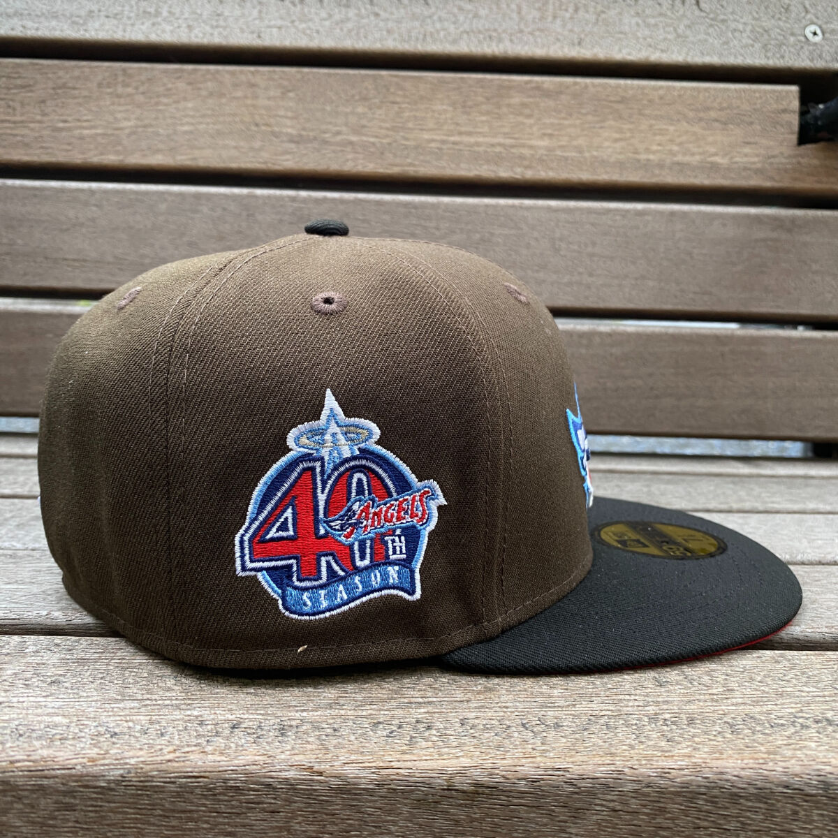 USA限定 59FIFTY ニューエラ LA ANGELS エンゼルス 40周年記念 Coop