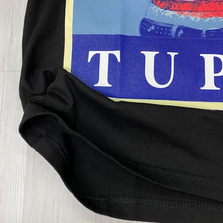 LA発 TUPAC 2パック シャクール POSTERIZATION グラフィック 半袖 ヘビーウェイト Tシャツ (GTS52)