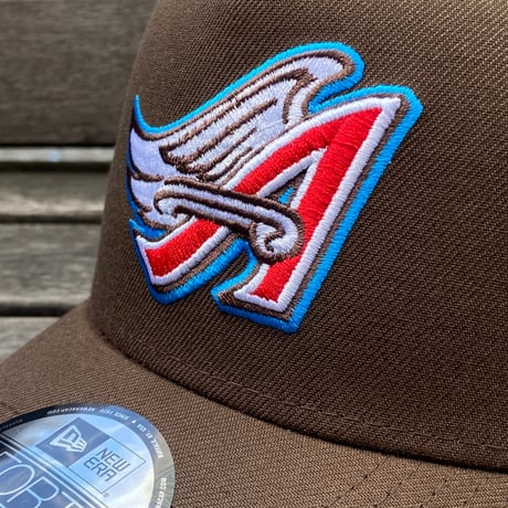 海外限定 Newera ニューエラ 9Forty Aフレーム Angels アナハイム エンゼルス 40th Season キャップ (940-176)