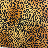 グラデーション ヒョウ柄 バンダナ Tiedye Leopard Bandana 大判サイズ 総柄 黄褐色 (BNDN83)