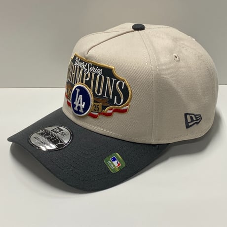 米国仕様 2025 ワールドシリーズ 限定 Newera ニューエラ 9Forty Aフレーム LA Dodgers ドジャース キャップ (940-294)