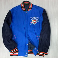 USA限定 JHデザイン NBA オクラホマシティ サンダー OKC リバーシブル スタジャン