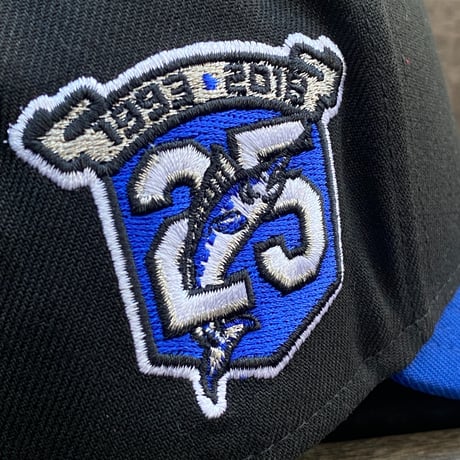 海外限定 Newera ニューエラ 9Forty Aフレーム Marlins フロリダ マーリンズ 25th Anniv スナップバックキャップ (940-258)