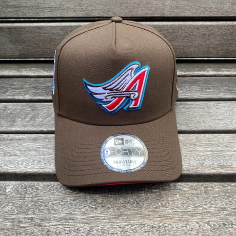 海外限定 Newera ニューエラ 9Forty Aフレーム Angels アナハイム エンゼルス 40th Season キャップ (940-176)