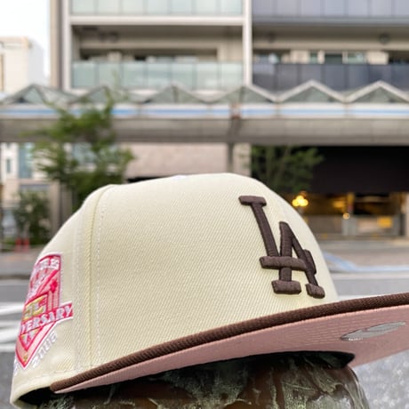 USA限定 Newera 59FIFTY ロサンゼルス ドジャース LA Dodgers 50th アニバーサリー (15-21)