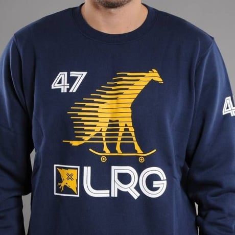 BIGサイズ USA規格 LRG エルアールジー 特大 スウェット トレーナー 紺  ストリート スケートボード