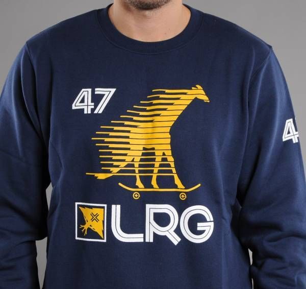 BIGサイズ USA規格 LRG エルアールジー 特大 スウェット トレーナー 紺 