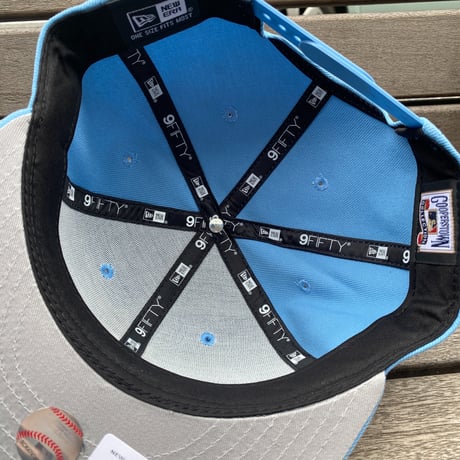 USA仕様 9FIFTY ニューエラ MLB フロリダ マーリンズ Marlins スナップバックキャップ Essentials Sky Blue (950-201)