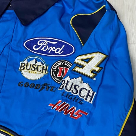 NASCAR ナスカー JHデザイン Busch Light ピットクルーシャツ  ケヴィン ハーヴィック