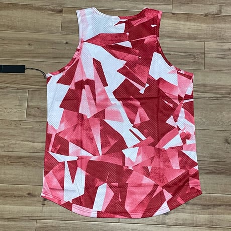 【L】 ダイヤモンドサプライ Diamond Supply Co メッシュ タンクトップ 赤 Simplicity BB Jersey (TT9)