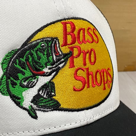 米国アウトドアブランド Bass Pro Shops バスプロショップス 刺繍ロゴ メッシュキャップ (Bps26)