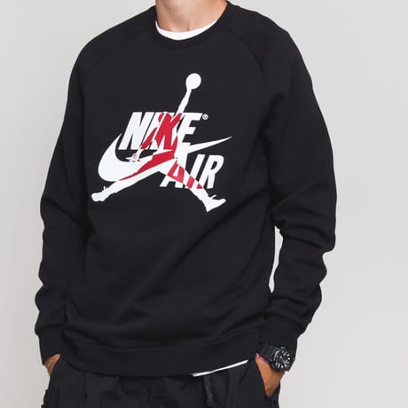 USAモデル NIKE ナイキ JORDAN ジョーダン Classic  クルーネックトレーナー 黒