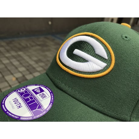 NFL キッズサイズ Newera ニューエラ PACKERS グリーンベイ パッカーズ  9FORTY ベルクロ キャップ 帽子