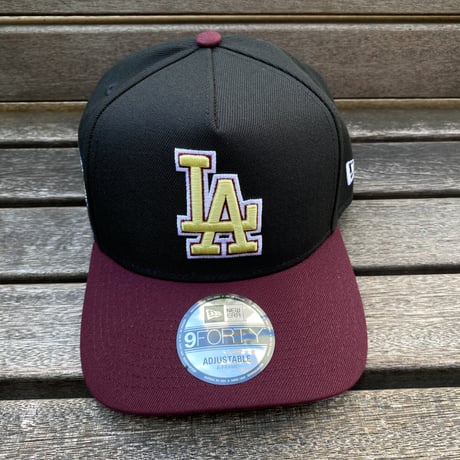 海外限定 Newera ニューエラ 9Forty Aフレーム LA Dodgers ドジャース キャップ 1958-98 40th Anniv (940-188)