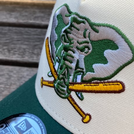 海外限定 Newera ニューエラ 9Forty A-Frame Aフレーム As Athletics アスレチックス 50th Anniv. キャップ (940-32)