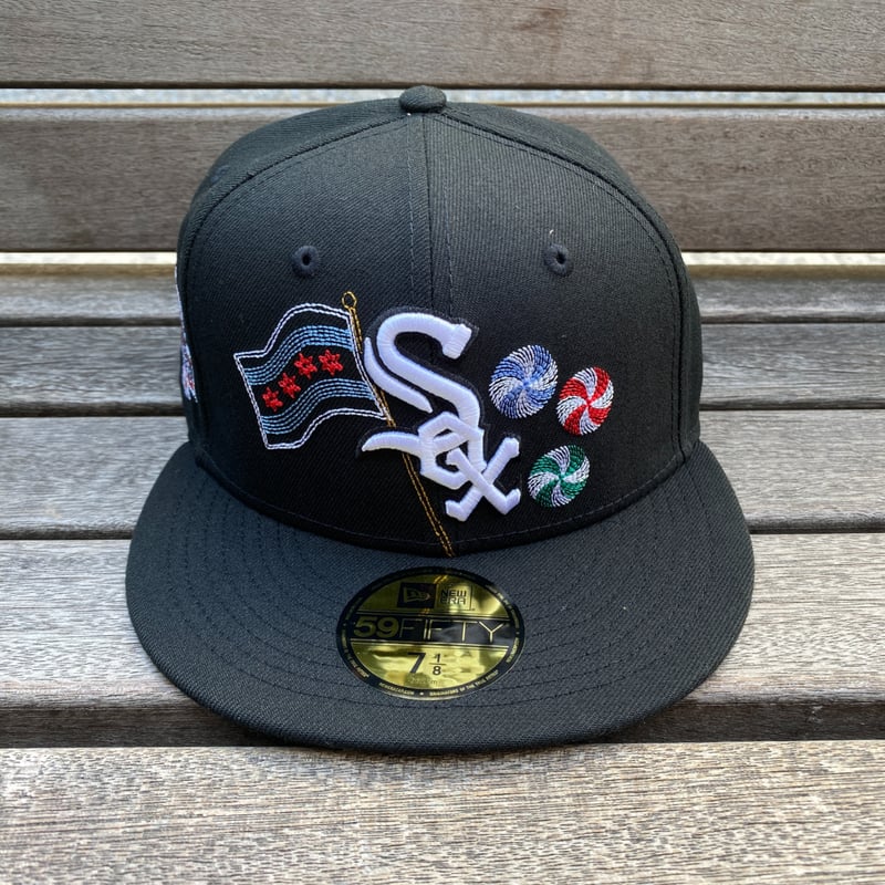 ホワイトソックス(海外別注)入手困難 海外限定 59FIFTY ニューエラ NEWERA シカゴ ホワイトソックス Whitesox