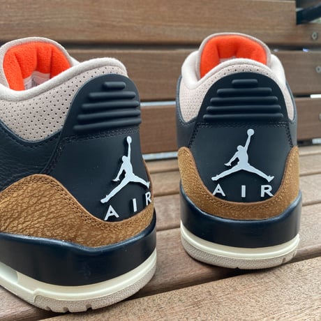 NIKE AIR JORDAN3 RETRO ナイキ エアジョーダン3 レトロ 黒/アースカラー/オレンジ (AJ61)