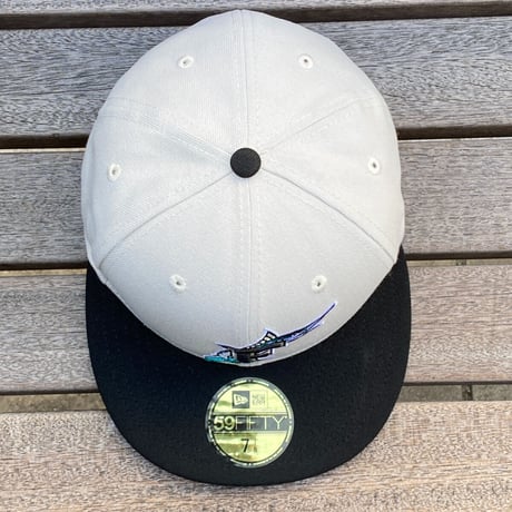 USA限定 59FIFTY ニューエラ Marlins フロリダ マーリンズ Off-Campus クーパーズタウン (11-6)