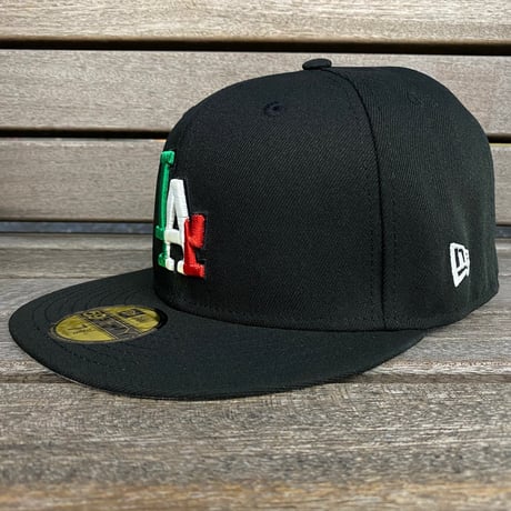 USA限定 59FIFTY ニューエラ LA Dodgers ロサンゼルス ドジャース Mexican Flag  (15-42)