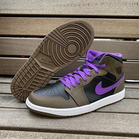 NIKE ナイキ AIR JORDAN1 MID エアジョーダン1 ミッドカット CHOCOLAT/W.BERRY (aj105)