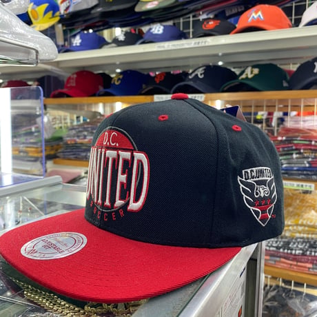 MLS メジャーリーグサッカー Mitchell&Ness スナップバックキャップ D.C. ユナイテッド  (MLS4)