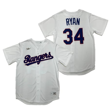 NIKE ナイキ Texas Rangers レンジャーズ Nolan Ryan ライアン MLB クーパーズタウンジャージー (MLBJ5)