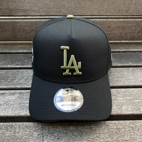 海外限定 Newera ニューエラ 9Forty Aフレーム LA Dodgers ドジャース 40th Anniv キャップ (940-324)
