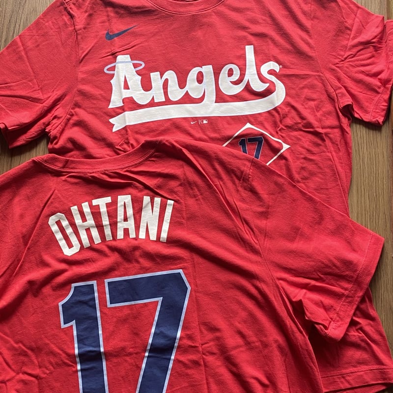 MLB公式 NIKE ロサンゼルス エンゼルス LA Angels大谷翔平 Tシャツ #17