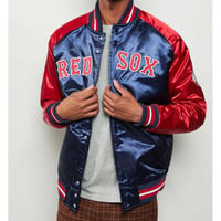ミッチェルアンドネス Mitchell and Ness ボストン レッドソックス サテン スタジアムジャンパー