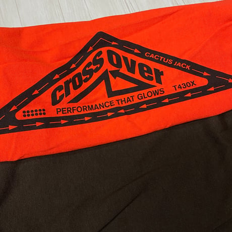 アメリカ製 CACTUS JACK トラヴィス スコット TravisScotto クロスオーバー レイヤード Tシャツ