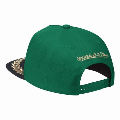 Mitchell&Ness ミッチェル&ネス NBA ダラス Mavericks マーベリックス HWC 公式 CAPTAINS 緑 スナップバックキャップ