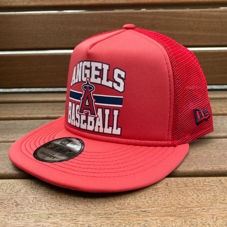 海外限定 ニューエラ LogoTrucker 9Fifty エンゼルス LA Angels トラッカーキャップ MLB