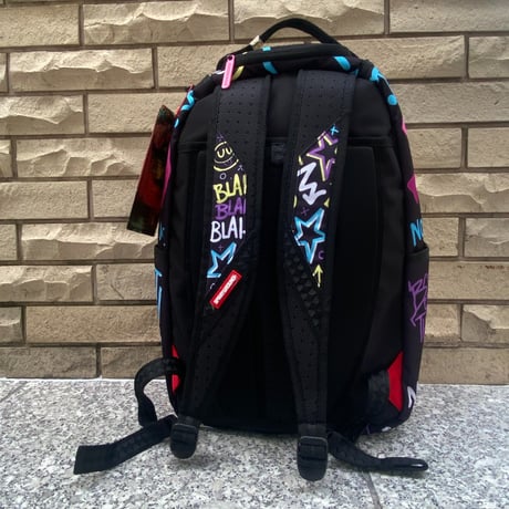 米国仕様 SPRAYGROUND グラフィティ ベア No Thx Gummygirl DLXR バックパック (BKPK37)