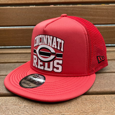 海外限定 ニューエラ LogoTrucker 9Fifty シンシナティ レッズ Reds トラッカーキャップ MLB