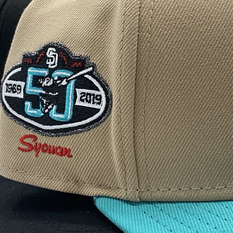 USA限定 9FIFTY NEWERA ニューエラ Aフレーム SD Padres パドレス 50周年記念 キャップ (950-294)
