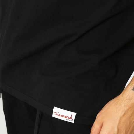 【L】 Diamond Supply Co ダイヤモンドサプライ 半袖 Ｔシャツ Citrine ボックスロゴ 黒 ジュエリー LA