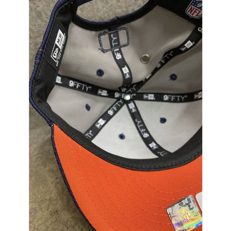スナップバックキャップ 限定 NFL 100周年記念 NEWERA ニューエラ 公式 Bears シカゴ ベアーズ 紺 9Fifty