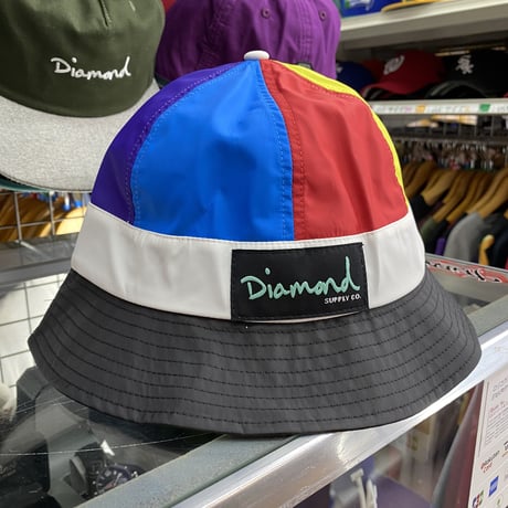限定コラボ Diamond Supply Co. ダイヤモンドサプライ × Dee&Ricky ディーアンドリッキー バケットハット Colorfull