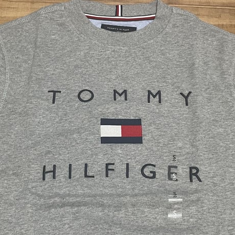 TOMMY HILFIGER USA トミーヒルフィガー Essentials Icon スウェット トレーナー H.GREY
