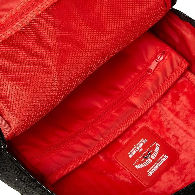 特別限定 SPRAYGROUND エンボス加工 ジェットブラック グラフィティ