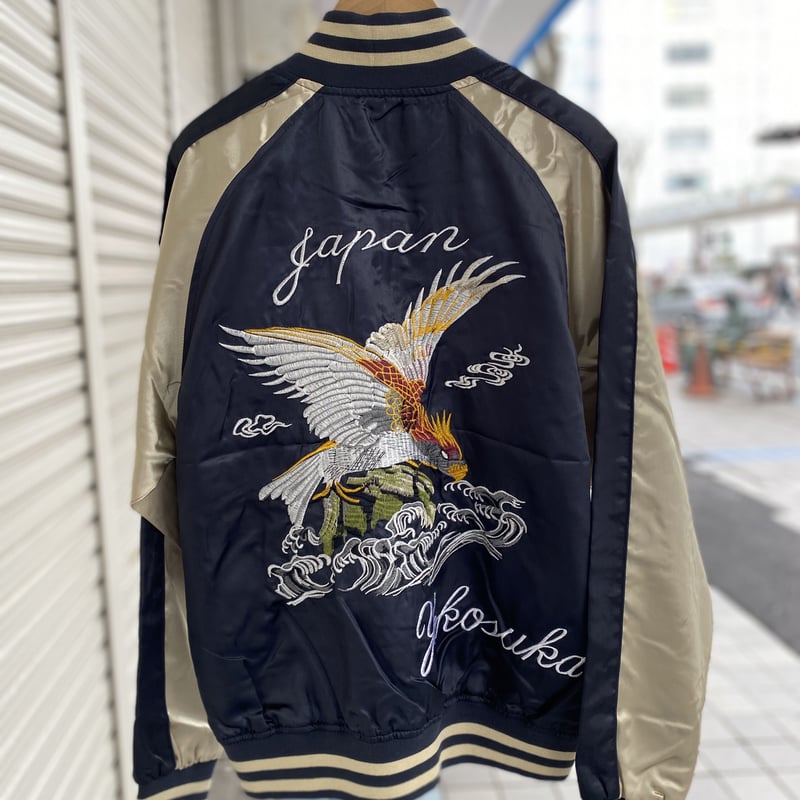 スカジャン Yokosuka刺繍入り 横須賀発祥 SUKAJAN 刺繍 イーグル スカジャン Yokosuka刺繍入り 横須賀発祥 SUKAJAN 刺繍 イーグル