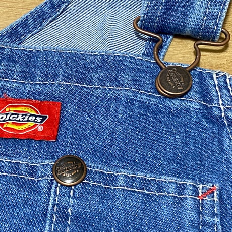 Dickies ディッキーズ  Bib Overall オーバーオール ストーンウォッシュ インディゴ USAモデル (OA9)