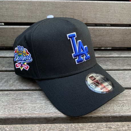 海外限定 Newera ニューエラ 9Forty Aフレーム LA Dodgers ドジャース キャップ 100th Anniv (940-110)