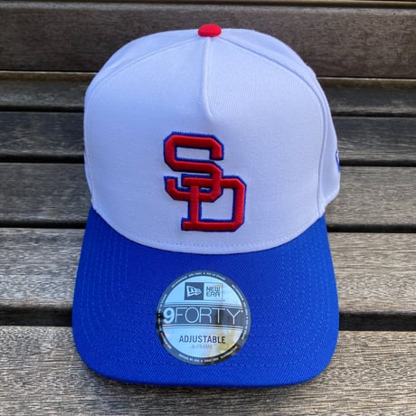 海外限定 Newera ニューエラ 9Forty A-Frame Aフレーム SD Padres パドレス 50th Anniv キャップ (940-276)
