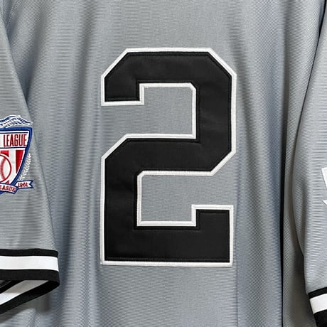 NEGRO LEAGUE  二グロリーグ 『NY ブラック ヤンキース』 BLACK YANKEES ＃2 ベースボールシャツ