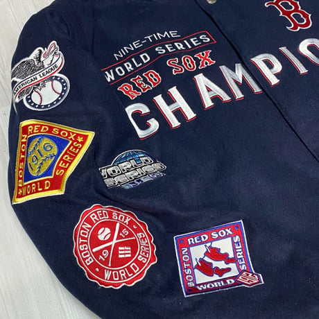 MLB JHデザイン REDSOX ボストン レッドソックス 限定 チャンピオンズ リバーシブルスタジャン