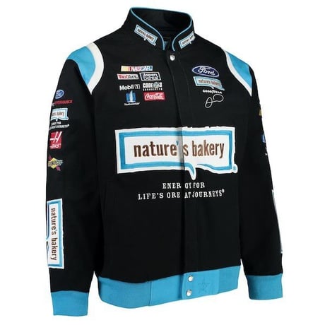 USA最強モータースポーツ NASCAR 海外限定 JHデザイン レーシングジャケット  ネイチャーズベーカリー (NSCR21)