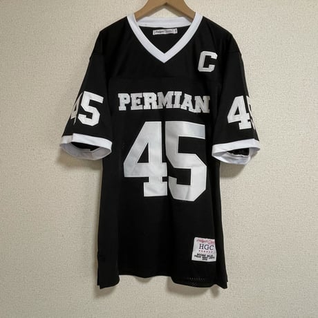 ビンテージ　激レア　STARTER アメリカンフットボールシャツ 36 黒 XL STARTER - XL☆古着 スターター STARTER 半袖 ビンテージ